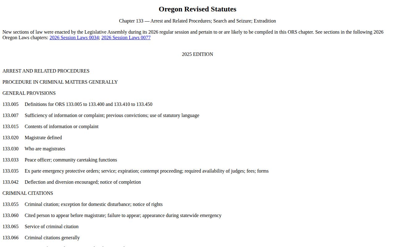 Oregon booking-record law resource for Hood River County mugshot requests